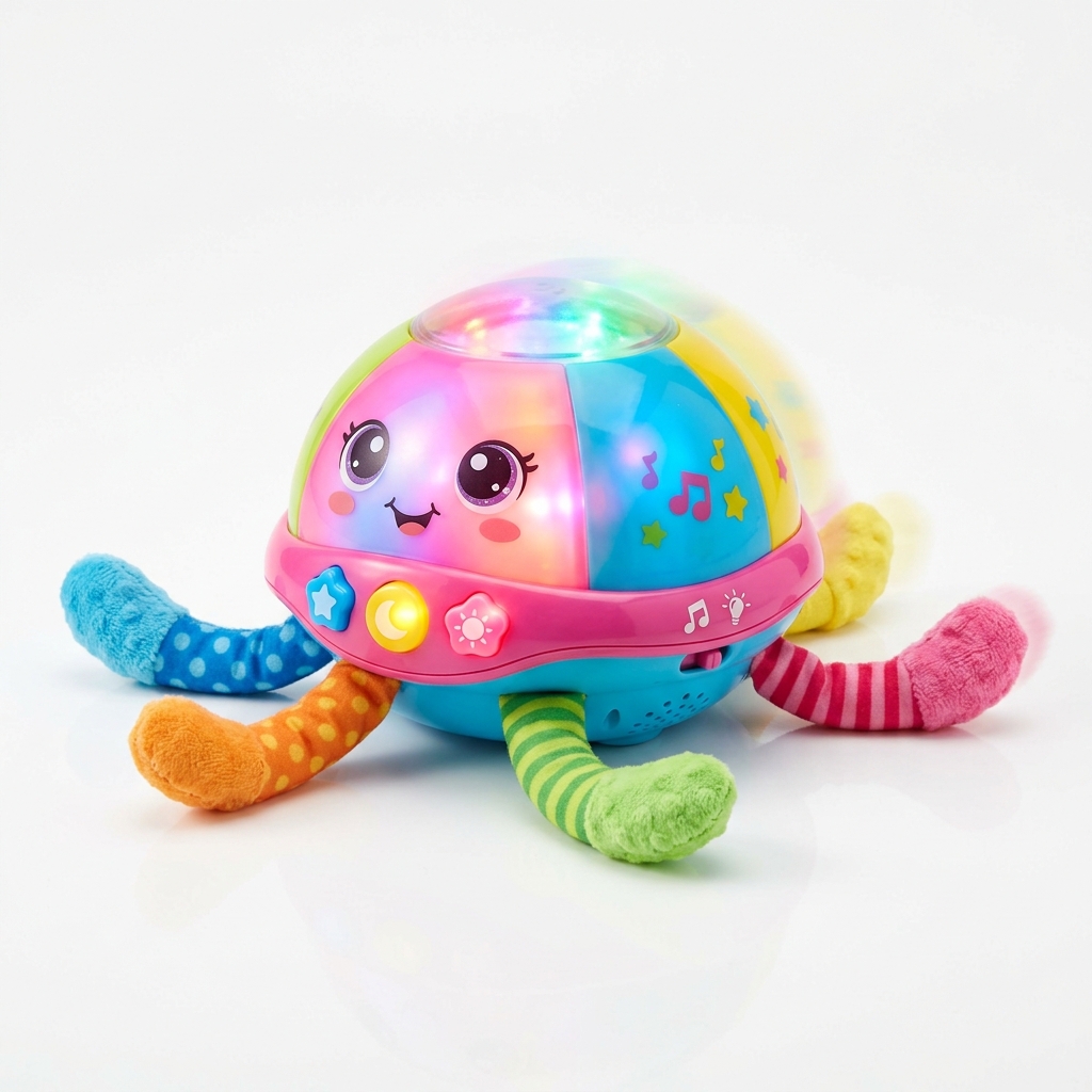 Interactive Crawling Jellyfish Baby Musical Toy - photo 1